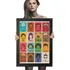 Quadro Com Moldura Musica Popular Brasileira Mpb 60x42 A2