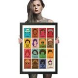 Quadro Com Moldura Musica