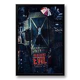 Quadro Com Moldura Quadro Resident Evil  Welcome To Raccoon City   40x60cm