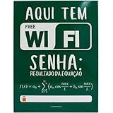 Quadro Com Senha Wi Fi Equação