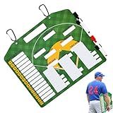 Quadro De Alinhamento Magnético De Beisebol Prancheta Coa Ching De Beisebol Quadro De Alinhamento Coa Ch Apagável A Seco Com 30 Cartas De Alinhamento Para Treinamento De Jogos Esportivos