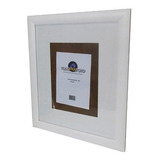 Quadro De Assinatura 50x60 Madeira Branca Foto 30x40 Pr15 br