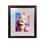 Quadro De Assinatura 50x60 P Foto 30x40 PR15 TR Tabaco
