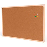 Quadro De Aviso Cortiça 60x40 Para Escritório Industrial Cor Marrom claro Cor Da Armação Nude Stalo