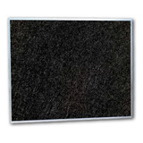 Quadro De Aviso Feltro Preto 100x080 Moldura Epoxi Branco