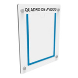 Quadro De Aviso Gestao A Vista C 1 Display Acrilico P A3