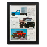 Quadro De Caminhões Antigos Chevrolet D40 E 11000