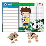 Quadro De Incentivo Ao Bom Comportamento - Magnético -Futebol-