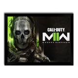 Quadro Decor Call Of Duty Modern Warfare Ii Moldura Vidro A3
