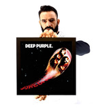 Quadro Decoração Capa Lp Vinil Deep Purple Fireball 33x33cm