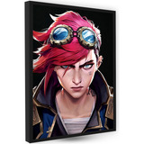 Quadro Decoração Quarto Criativo Serie Arcane Personagem Vi