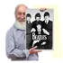Quadro Decoração Rock Blues The Beatles Tamanho A3 09