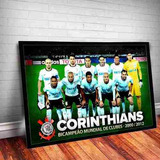 Quadro Decorat Poster Corinthians Campeão Mundial 2012 A3