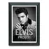 Quadro Decorativ Fotografico Do Rei Elvis Presley Moldura A3