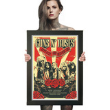 Quadro Decorativ Poster Guns N Roses Rock Appetitre Álbum A2