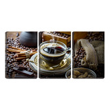 Quadro Decorativo 55x110 Cafe