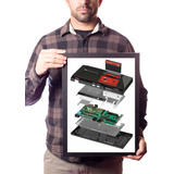 Quadro Decorativo A3 Master System 42 X 29