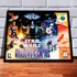 Quadro Decorativo A4 33x25 Star Wars Shadows Nintendo 64