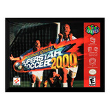 Quadro Decorativo A4 33x25 Superstar Soccer 2000 Nintendo 64