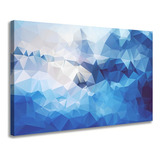Quadro Decorativo Abstrato Azul