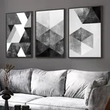 Quadro Decorativo Abstrato Moderno