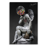 Quadro Decorativo Anjo Escultura