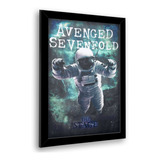 Quadro Decorativo Avenged Sevenfold Poster Moldura