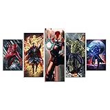 Quadro Decorativo Avengers Marvel Vingadores Super