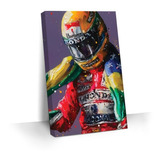 Quadro Decorativo Ayrton Senna