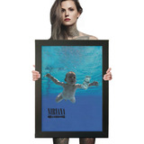 Quadro Decorativo Banda Nirvana Nevermind Poster A2 42x60cm