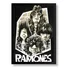 Quadro Decorativo Banda Ramones Poster Moldurado 42x29cm