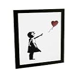 Quadro Decorativo Banksy Menina Com Balão