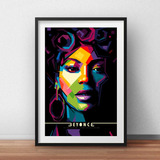 Quadro Decorativo Beyonce Musica