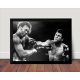 Quadro Decorativo Boxe Muhammad Ali Luta