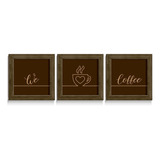 Quadro Decorativo Café Love Coffee Copa Padaria Lanchonete