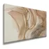 Quadro Decorativo Canvas Grande Abstrato Marrom 80x120 Cor Abstrato Neutro Armação Tecido Canvas Borda Infinita