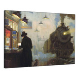 Quadro Decorativo Canvas Maria Fumaça Na Estação Artistico12