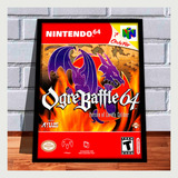 Quadro Decorativo Capa A3
