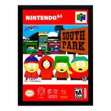 Quadro Decorativo Capa A3 33x45 South Park Nintendo 64