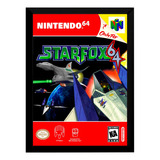 Quadro Decorativo Capa A3 33x45 Star Fox 64 Nintendo 64