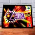 Quadro Decorativo Capa A3 45x33 Zelda Majora Nintendo 64