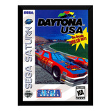 Quadro Decorativo Capa A4 25x33 Daytona Usa Sega Saturn