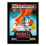 Quadro Decorativo Capa A4 25x33 Sonic