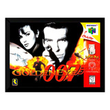 Quadro Decorativo Capa A4 33x25 007 Gondeneye Nintendo 64