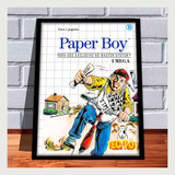 Quadro Decorativo Capa Paper Boy A3 33x45 Master Tectoy