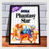 Quadro Decorativo Capa Phantasy Star A3 33x45 Master Sega