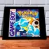 Quadro Decorativo Capa Pokemon Blue A4 33x25 Game Boy