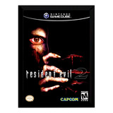 Quadro Decorativo Capa Resident Evil 2 A4 25x33 Cm Game Cube