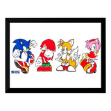 Quadro Decorativo Capa Sonic A3 33x45