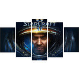 Quadro Decorativo Capa Starcraft 2 Game Quarto Promoção